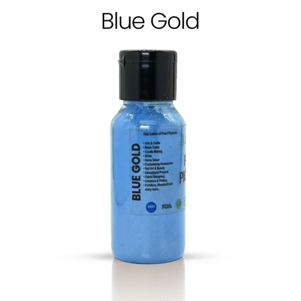 Blue Gold Pearl Pigment