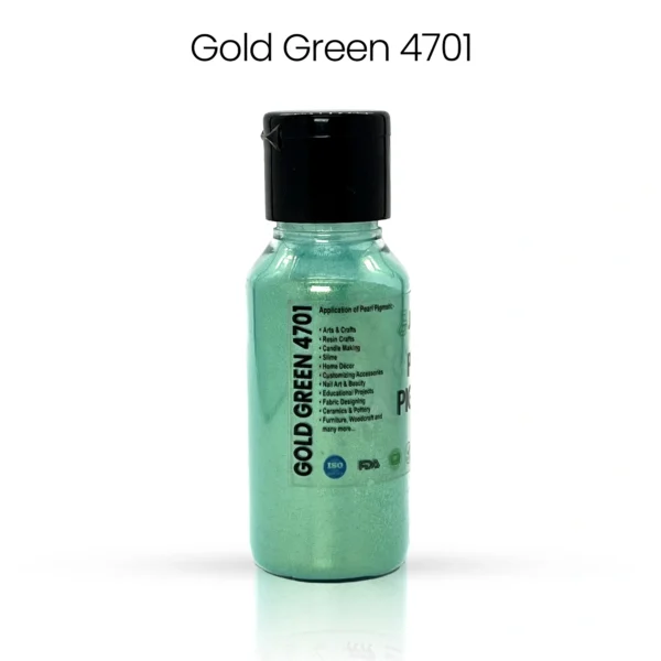 Gold Green Pearl Pigment