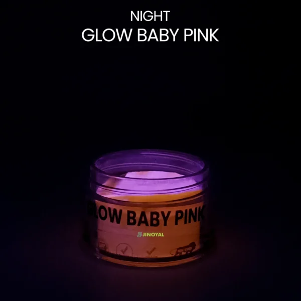 Glow in the Dark Pigment - Baby Pink