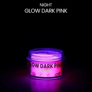 Glow in the Dark Pigment - Dark Pink