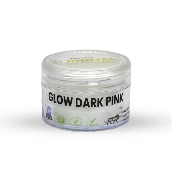 Glow in the Dark Pigment - Dark Pink