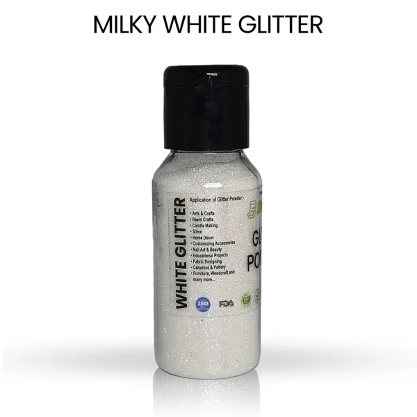 Milky White Glitter