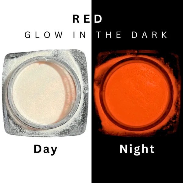 Glow in the Dark Pigment - Red