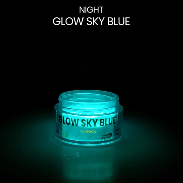 Glow in the Dark Pigment - Sky Blue